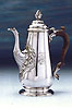 A English sterling silver tea pot